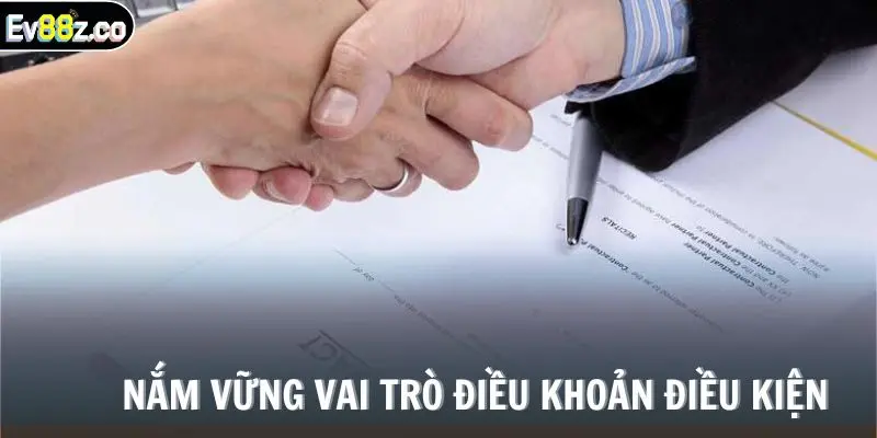 Nắm vững vai trò điều khoản điều kiện