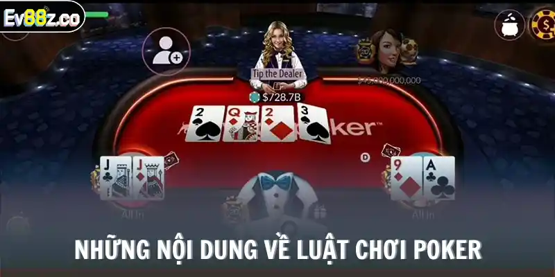 Những nội dung về luật chơi Poker